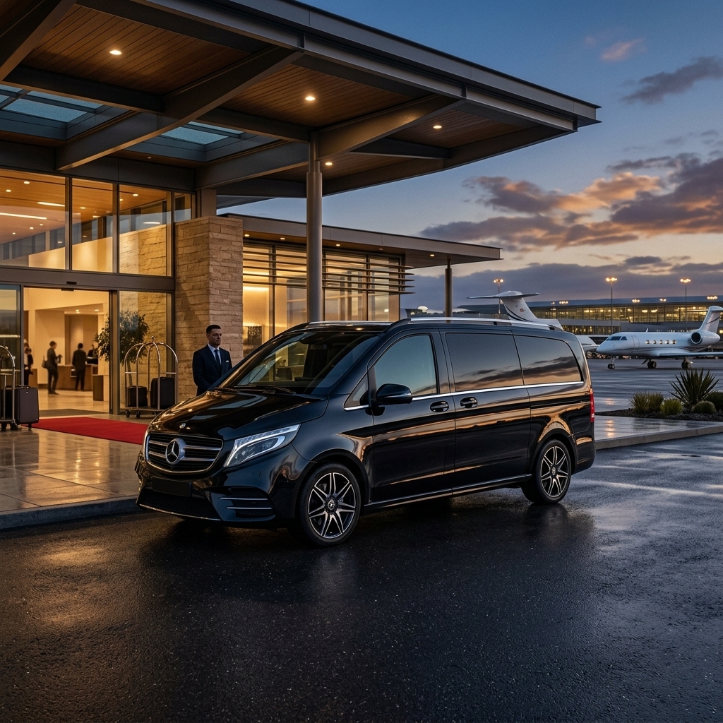 سيارة Mercedes V-Class VIP للتوصيل