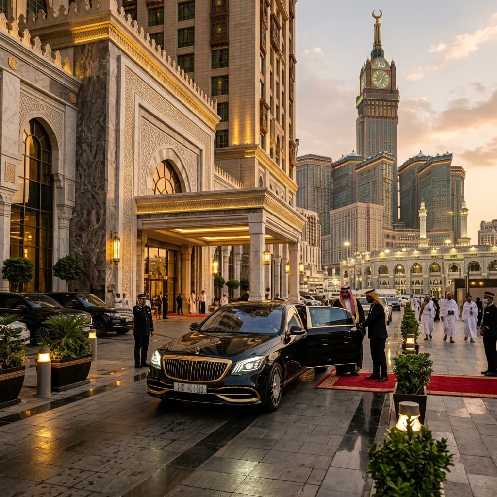 نقل آمن ومريح من مطار جدة إلى فنادق مكة المكرمة الفاخرة